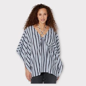 Michael Micheal Kors - Women’s Ikat Ring Flutter Top (1X) NWT